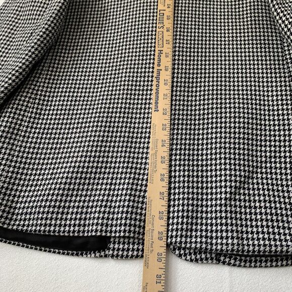 Vintage Dumas Blazer Jacket Women 14 Houndstooth Career Retro Lined Y2K USA Corp - Picture 7 of 14